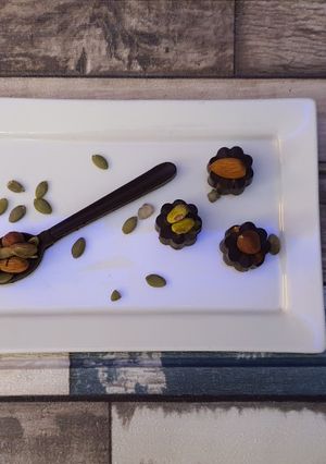 Una foto de Bombones de frutos secos con Ashwaganda y jengibre
