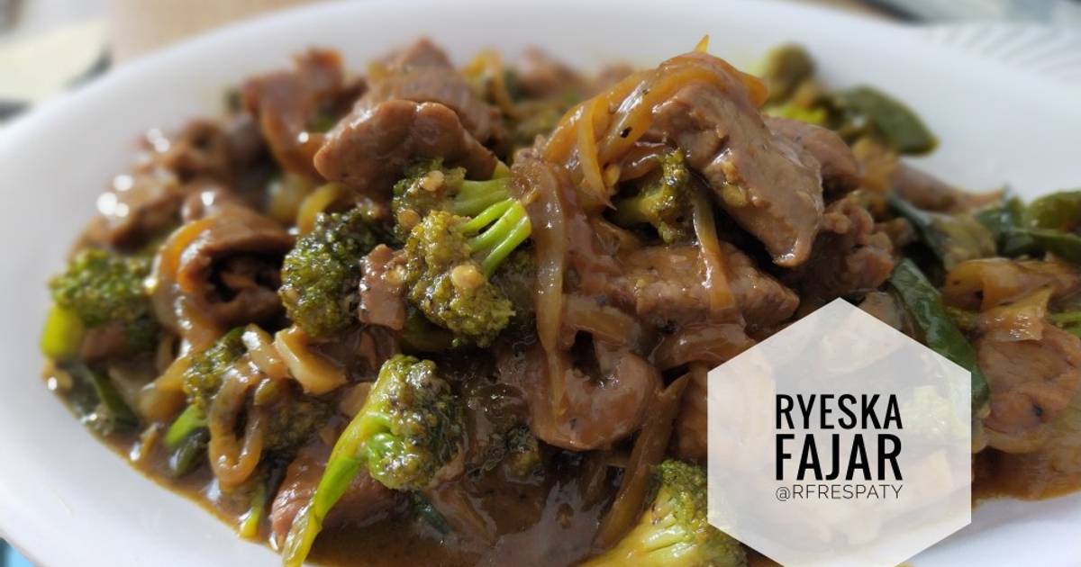 Resep Daging Sapi Saus Tiram dengan Brokoli oleh Ryeska Fajar Cookpad