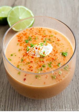 Une photo de Velouté de gambas