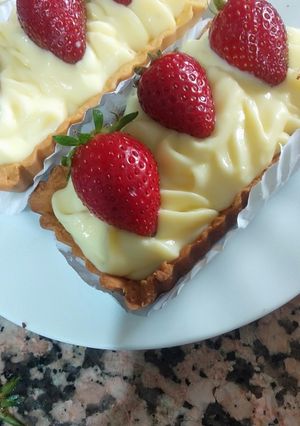 صورة لوصفة تارتولات بكريمة ديبلومات