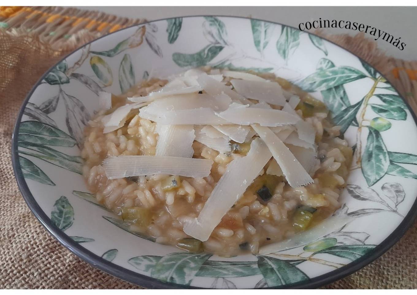 Risotto de calabacín