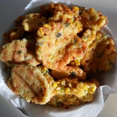 A picture of Corn Fritter (Perkedel Jagung) *Vegetarian, Vegan.