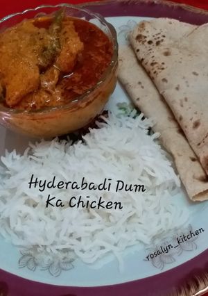 A picture of Hyderabadi Dum Ka Chicken (Restaurant Style).