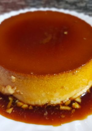 Una foto de Flan de vainilla