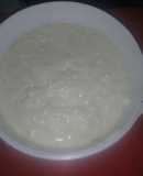 Un postre de arroz con leche y harina. 😁😋🍨