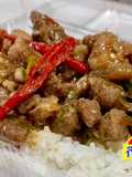 หมูสามชั้นผัดกะปิ