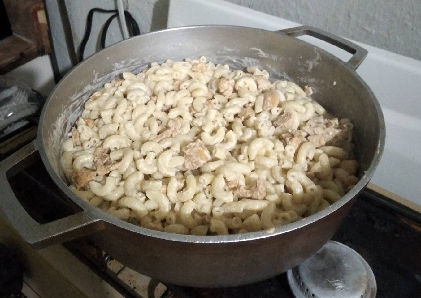 María - Una ensalada de macarones fácil de hacer delicioso 😋