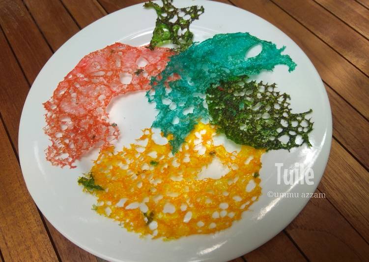 Resep Tuile (garnish/hiasan plating) yang Bikin Ngiler