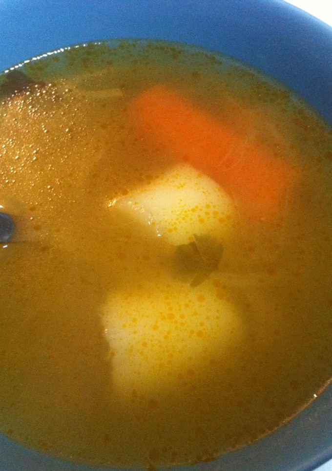 Una foto de Caldo de verduras para el frío