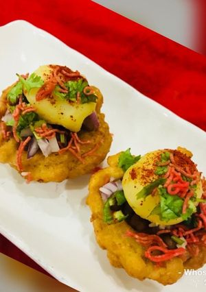 A picture of Whosayna’s Aloo Chakri Katori Chaat.