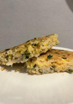 صورة لوصفة فطيرة أرز بالجبن