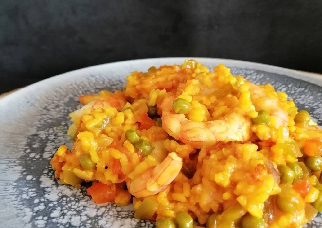 Arroz con gambones