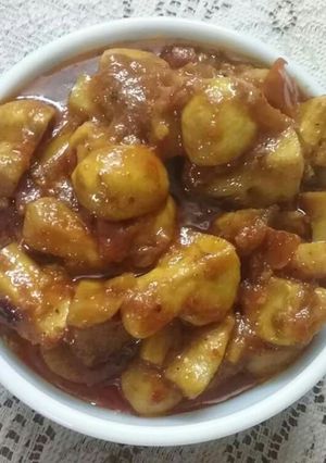 A picture of Mushroom masala.