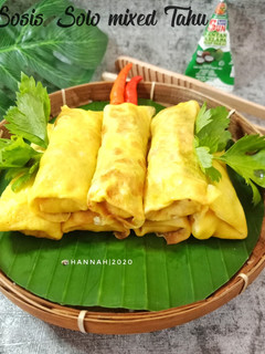 Foto resep Sosis Solo mixed Tahu (Kukus)