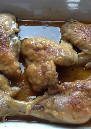 Una foto de Pollo a la naranja