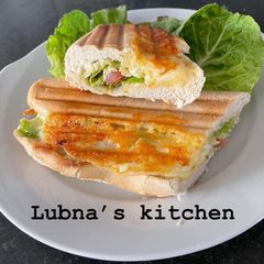 A picture of Tuna and Cheese Melt Panini:.