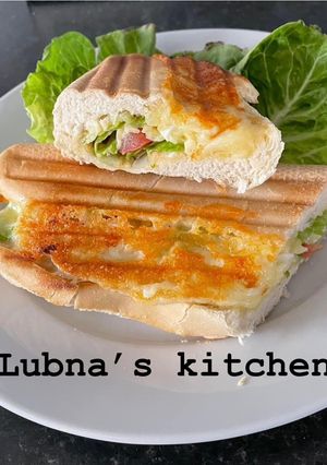 A picture of Tuna and Cheese Melt Panini:.