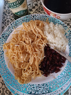 A picture of Cajun chicken pasta.