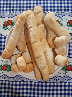 Una foto de Pan francés