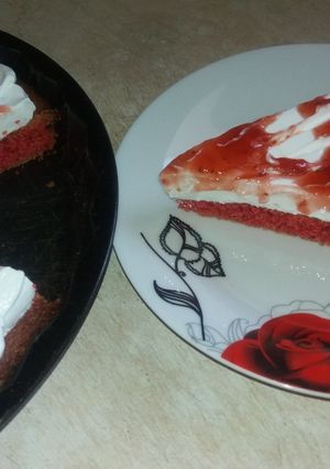 Φωτογραφία της συνταγής Red velvet cheesecake