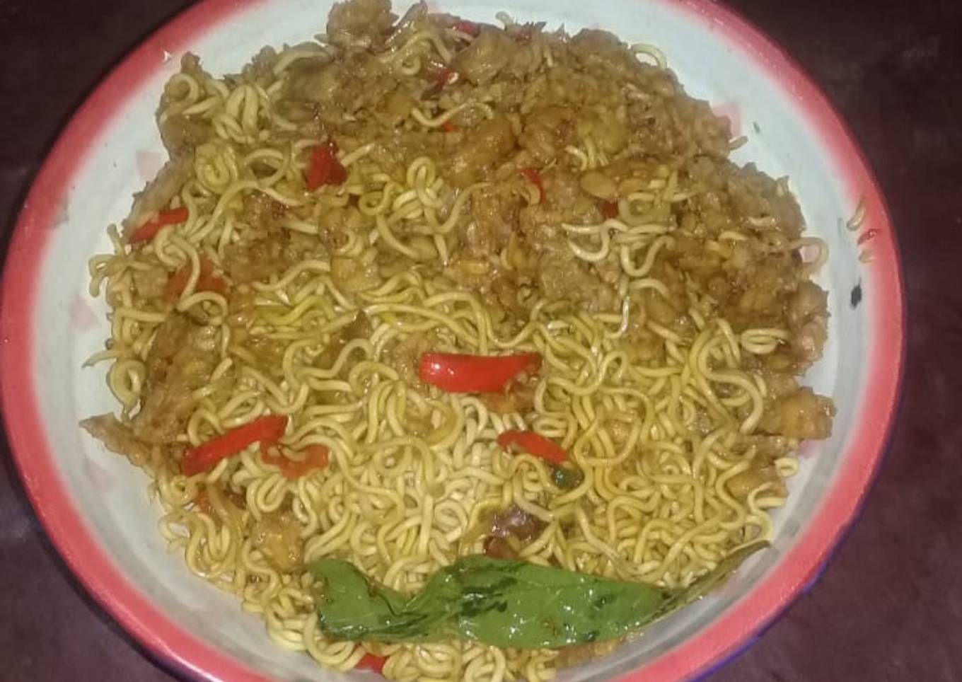 Kering Mie Dan Tempe Sederhana