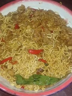 Foto resep Kering Mie Dan Tempe Sederhana