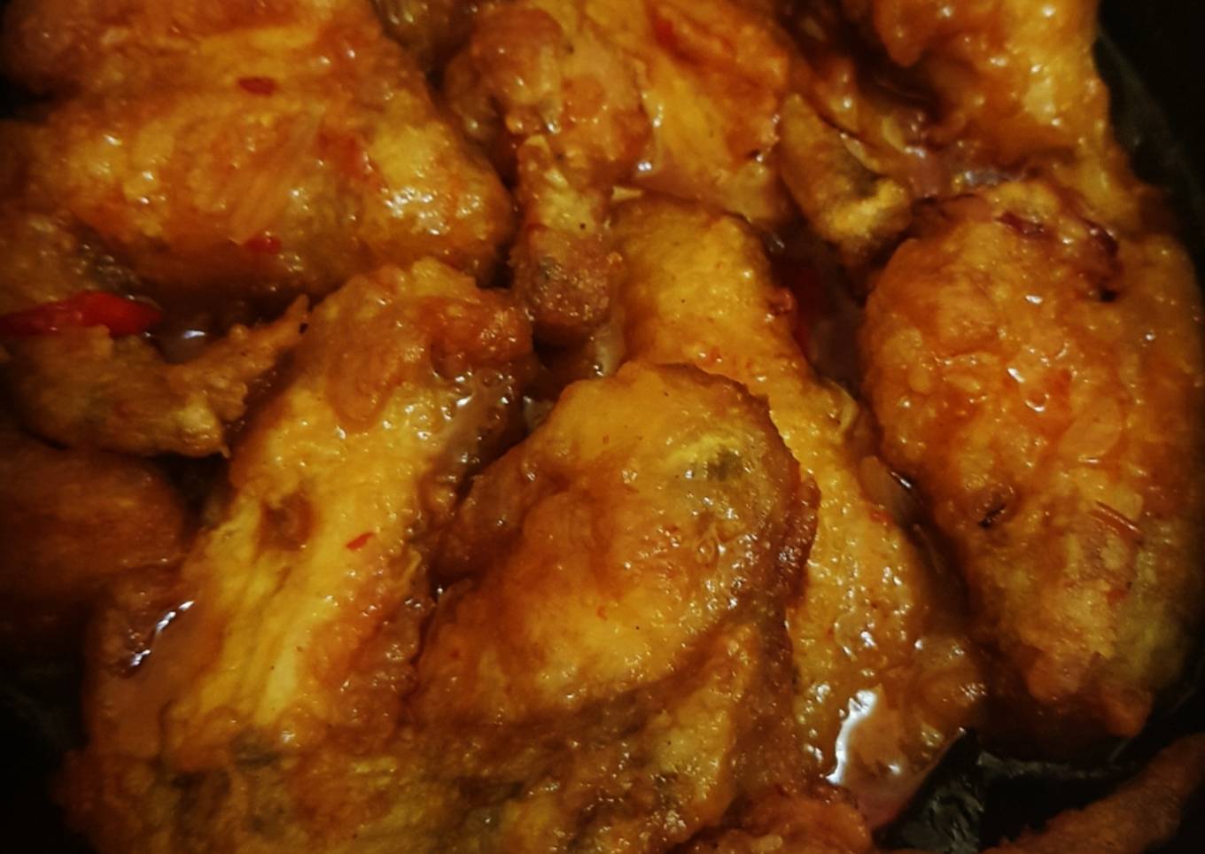 Ayam goreng saus