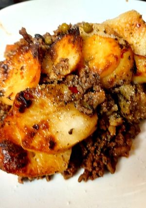 A picture of My Minced Beef Hotpot 🤗.