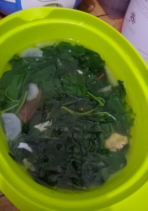 Foto resep Sayur bening daun ubi