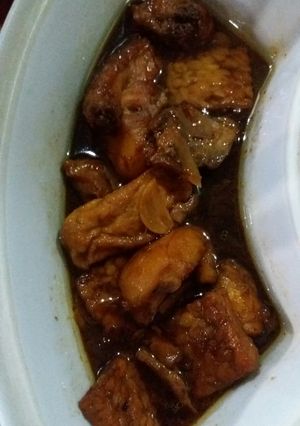 Foto resep Semur ayam tahu simpel