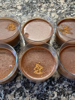 Una foto de Natillas de chocolate