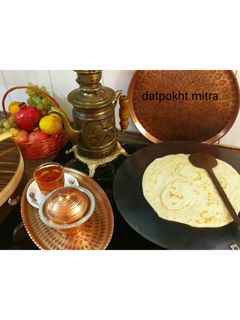 عکسی از دستور نان خانگی با ساج