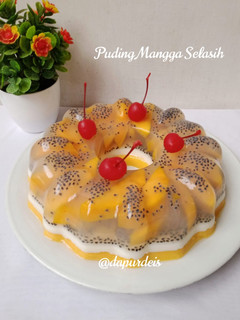 Foto resep Puding Mangga Selasih