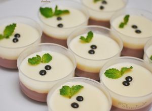 Foto resep Puding Cokelat Vla Keju