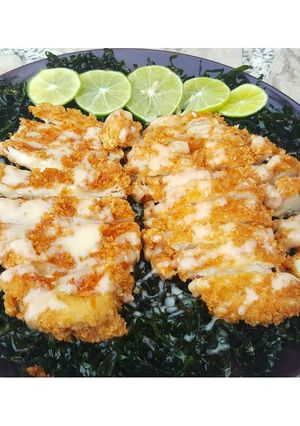 รูปของ ไก่ซอสครีมมะนาว