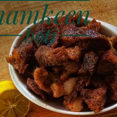 A picture of Namkeen boti | Eid special.