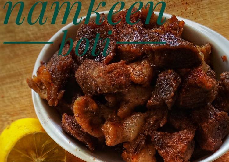 Recipe of Any-night-of-the-week Namkeen boti