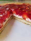 Tarta de frutillaa con crema