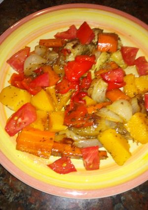 Una foto de Ensalada tibia