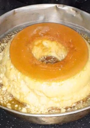 Una foto de Flan casero!