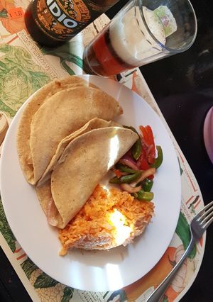 Una foto de Tacos de chuleta de Puerco