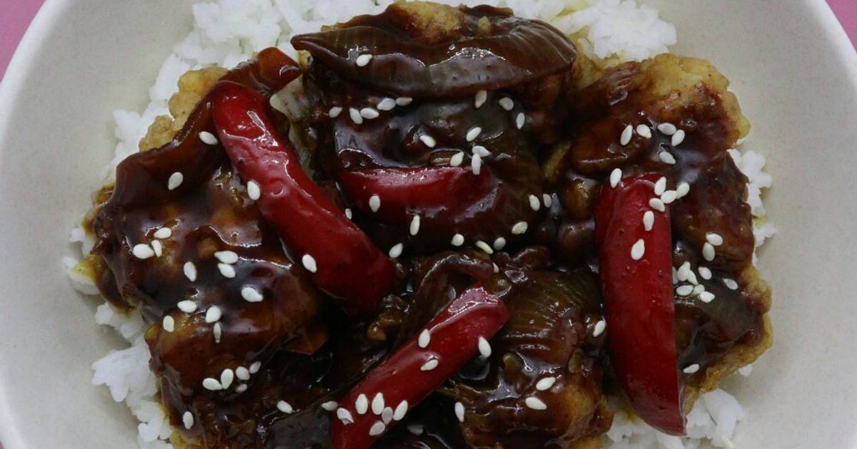 Resep Black pepper chicken rice bowl oleh Isti Wulandari Cookpad