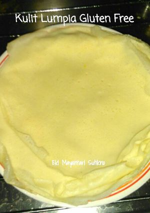 Foto resep Kulit Lumpia Gluten Free (Kulit Lumpia Tepung Beras)