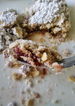 Una foto de 🌼Crumble de avena y fresa🌼