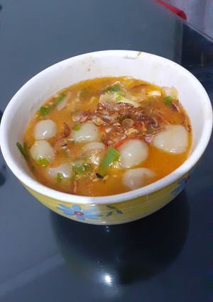 Foto resep Baso aci kuah pedas