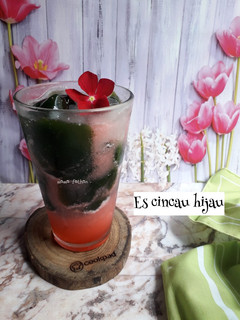 Foto resep Es cincau hijau (homemade)