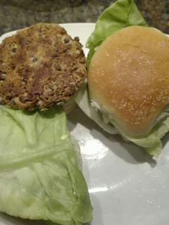 Una foto de Hamburguesa de lentejas