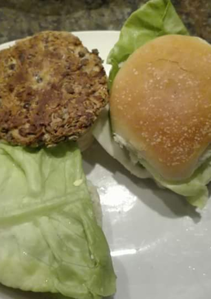 Una foto de Hamburguesa de lentejas