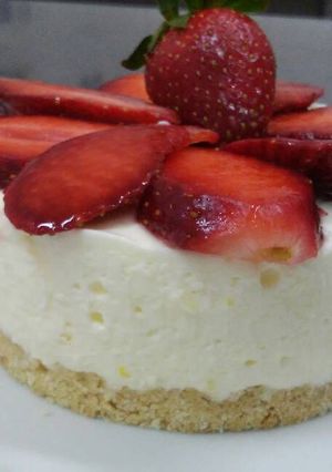 Una foto de Cheesecake de limón