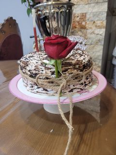 عکسی از دستور کیک تولد شطرنجی